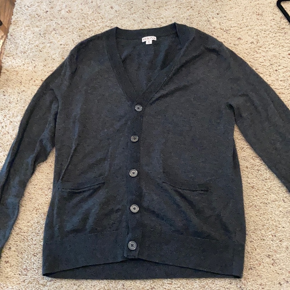 Medium Dark Gray Merona Cardigan